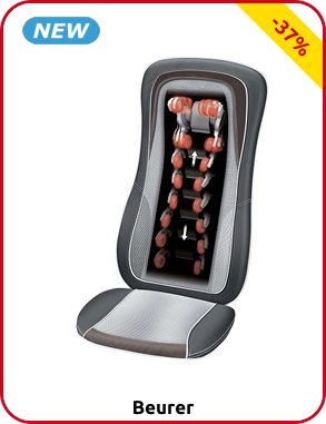 Beurer Shiatsu-Sitzbezug «MG 300» mit 4-Kopf-Massagetechnologie
