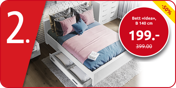 Bett «Idea», B 140 cm