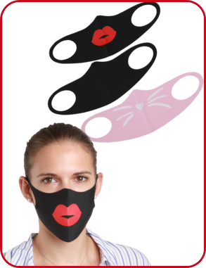 Set, 3 waschbare Masken für SIE