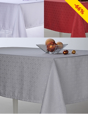 Tischdecke «Lena», 140 x 240 cm, rot