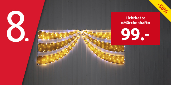 Lichtkette «Märchenhaft», 352 LEDs, 180 cm