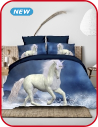 Garnitur «Einhorn», Mikrofaser