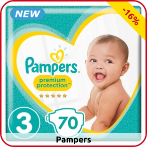 Pampers Gr. 3 Windeln «Premium Protection», 70 Stück