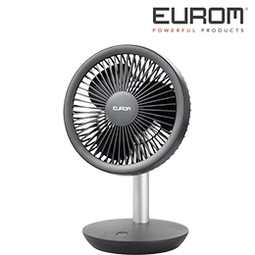 EUROM Draadloze tafelventilator Vento Cordless grijs | HORNBACH