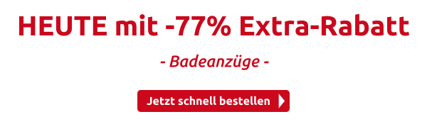 HEUTE mit -77% Extra-Rabatt