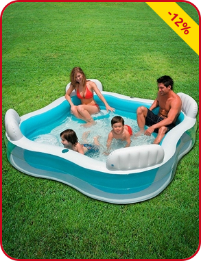 Pool mit 4 Sitzen, aufblasbar