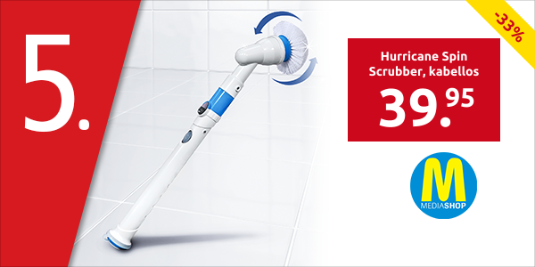 Hurricane Spin Scrubber, kabellos