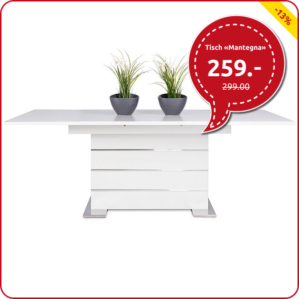 Tisch «Mantegna», ausziehbar