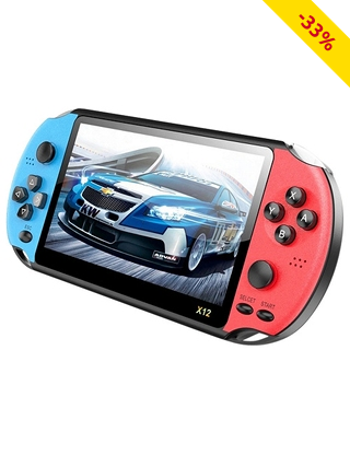 Tragbare Konsole, 3'000 Spiele der 90er und 2000er Jahre in Farbe