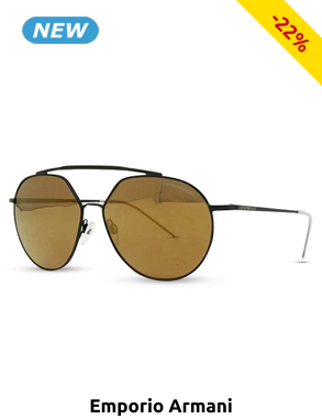 EMPORIO ARMANI Sonnenbrille, für Herren, schwarz