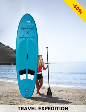 TRAVEL EXPEDITION Stand up Paddle «Series» aufblasbar, 275 x 76 x 10 cm