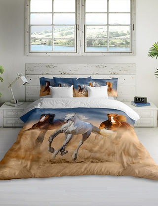 Bettwäsche «Pferde»