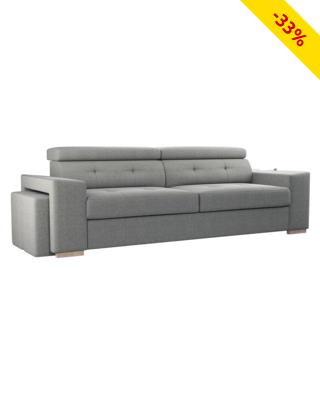 Sofa «Teo», hellgrau