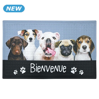 Fussmatte «Dogs», 45 x 75 cm