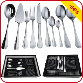 Besteckkoffer «Celia», 70-teilig