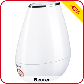 Beurer Luftbefeuchter/Duftdiffusor «LB37», weiss