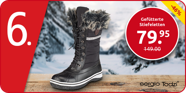 Gefütterte Stiefeletten von Sergio Todzi, schwarz