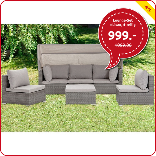 Lounge-Set «Lisa», 4-teilig