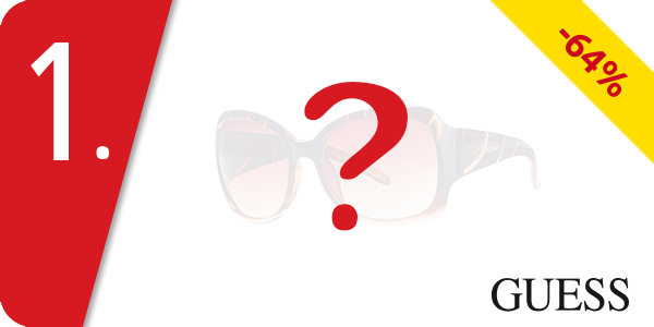 Sonnenbrille von Guess, braun mit Logodetails