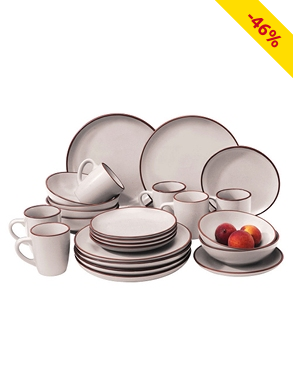 Service «Beige» 24-teilig, für 6 Personen