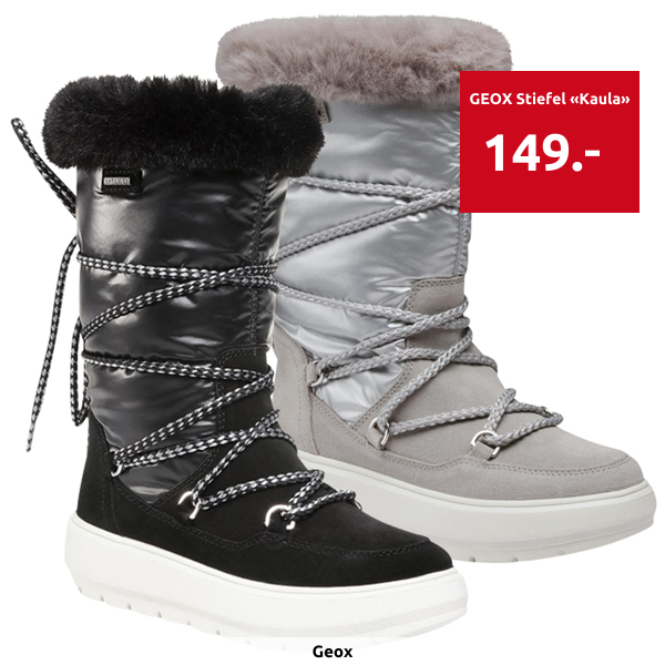 GEOX Stiefel «Kaula», schwarz