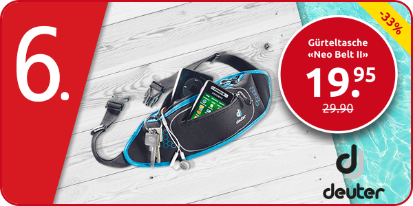 Gürteltasche «Neo Belt II» von Deuter, schwarz/blau