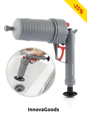 InnovaGoods Druckluftreinigungspistole, mit 4 Aufsätzen
