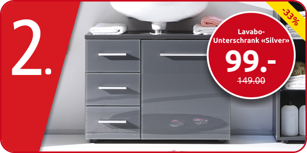 Lavabo-Unterschrank «Silver»