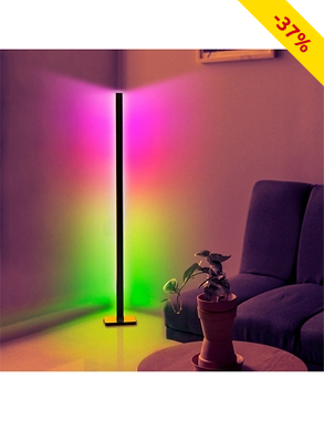 Lichtsäule «Melody», 45 RGB-LEDs, 3 Lichtmodi, mit Fernbedienung