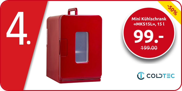 Coldtec Mini Kühlschrank «MKS15L», 15 l