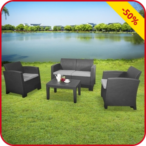 Gartenset «Mitsy», 4-teilig