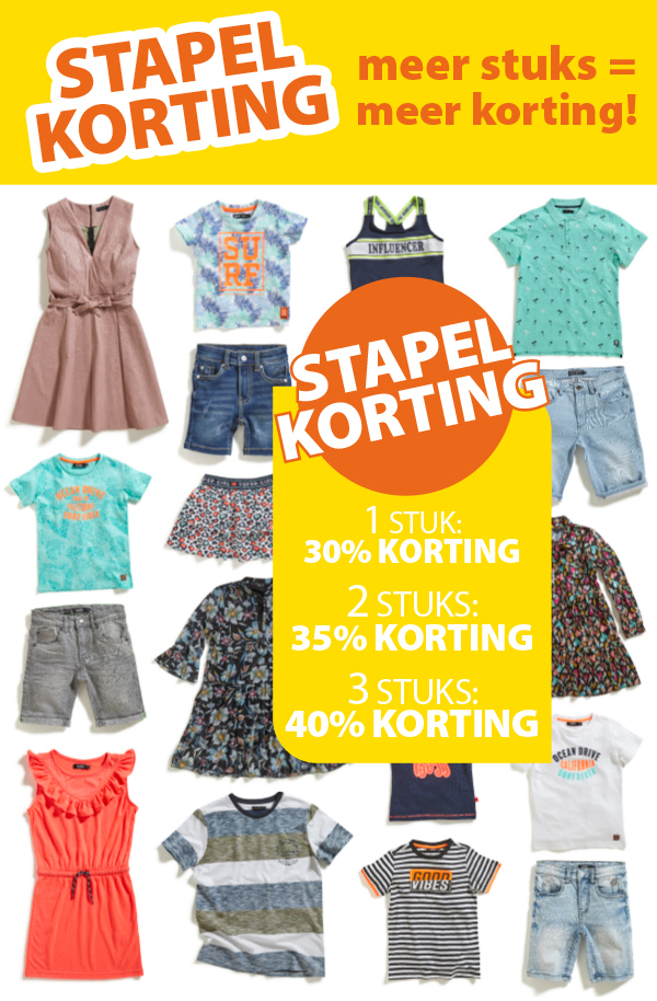 Stapelkorting bij terStal. Meer items is meer voordeel