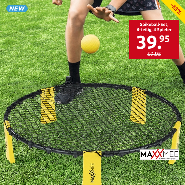Spikeball-Set, 6-teilig, 4 Spieler