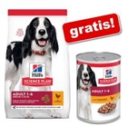 6 x 370 g natvoer gratis! Bij aankoop van een grote zak Hill's Science Plan