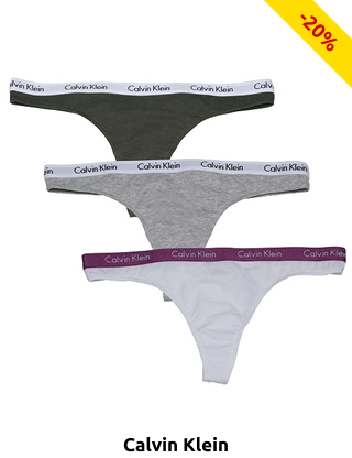 Calvin Klein Damen-Slips, 3er-Pack, schwarz + weiss + fuchsia