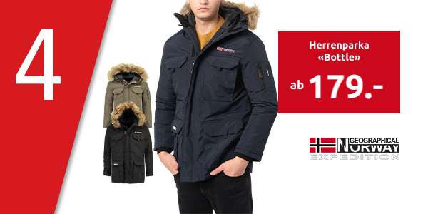 GEOGRAPHICAL NORWAY EXPEDITION Herrenparka «Bottle»