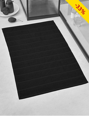 Badteppich, 50x80 cm, anthrazit
