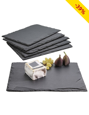 Schieferplatten, 6 Stück