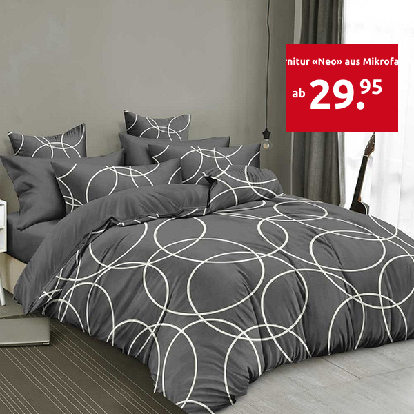 Garnitur «Neo» aus Mikrofaser