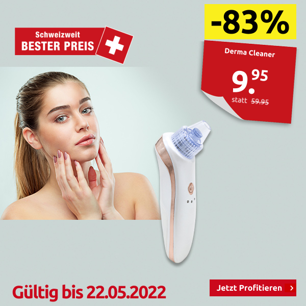 Derma Cleaner, 4 Saugköpfe