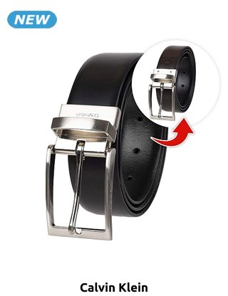 Calvin Klein Wendbarer Gürtel, L 95 cm, B 3,5 cm, schwarz oder dunkelbraun