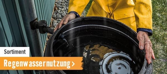 Regenwassernutzung im HORNBACH Onlineshop