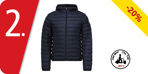 JOTT Herrrendaunenjacke «Nico ML» mit Kapuze, marine