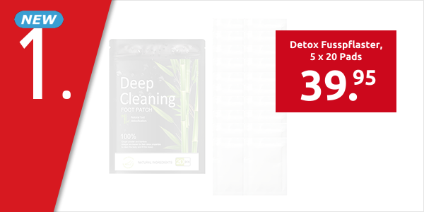 Detox Fusspflaster, 5 x 20 Pads