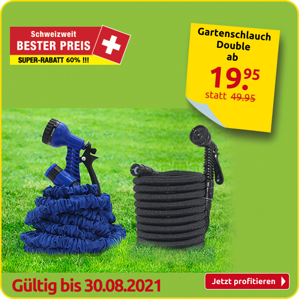 Gartenschlauch Double 22,5 m, Latex