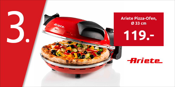 Ariete Pizza-Ofen, Ø 33 cm