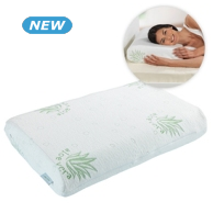 Kissen «Aloe Vera», B 60 x H 12 x T 40 cm, weiss