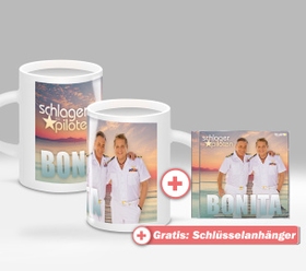 Bonita Fan-Set Tasse + CD + GRATIS Schlüsselanhänger