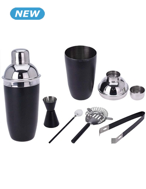Cocktail Shaker-Set, aus Edelstahl
