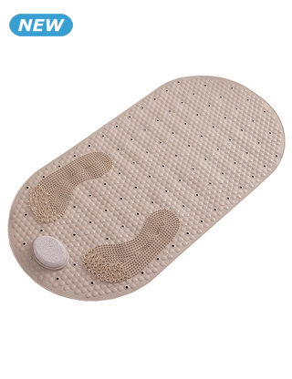 Badteppich «Clean», 80 x 40 cm, beige